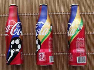 Botellas De Cocacola Aluminio Mundial Sudáfrica  Vacias