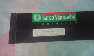 Chequera Antigua Banco Maracaibo