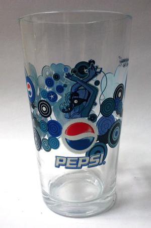 Coleccionable Vaso Pepsi Www.pepsimundo.com Dibujos Azules