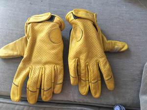 Guantes De Cuero Sector 9 Con Puck