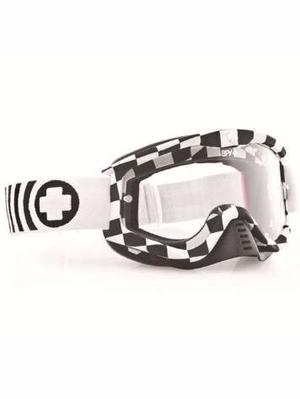 Lentes Spy Mx Blanco Negro Moto 100% Original