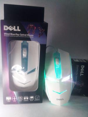 Mouse Gaming Marca Dell Color Blanco