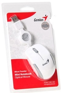 Mouse Genius Mini Notebook Micro Traveler Blanco 100% Orig