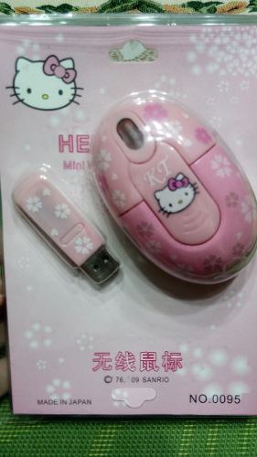 Mouse Inalambrico De Hello Kitty