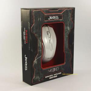 Mouse Jedel Gamer M30 Velocidad  Dpi Blanco