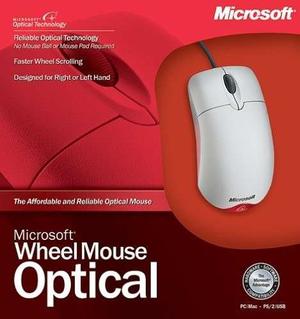 Mouse Microsoft Optical Usb/ps2 Blanco