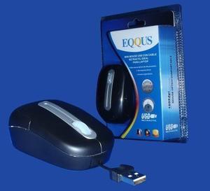 Mouse Mini Usb Con Cable Retractil Ideal Para Lapto - Tablet
