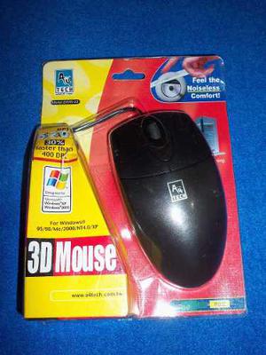 Mouse Ps2 A4tech Wheel 3d Modelo Sww-23 Color Negro Optico