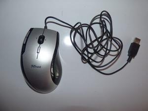 Mouse-raton Optico Alambrico Especial Para Zurdos Trust