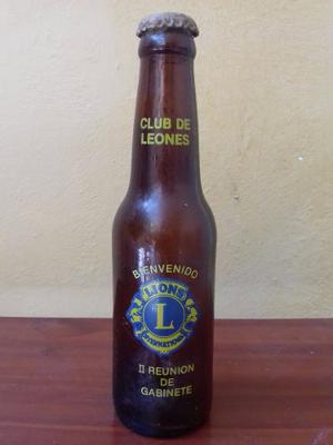 Rara Botella De Colección Reunión Club De Leones 