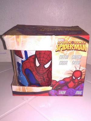 Taza Original Spiderman En Cerámica Marvel Avengers