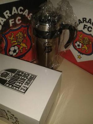 Vaso Térmico Tipo Jarra Original Caracas Fc Plata