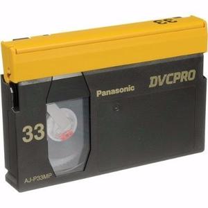 Cassettes Dvcpro 33 Minutos Medium Panasonic Aj-p33mp Nuevos