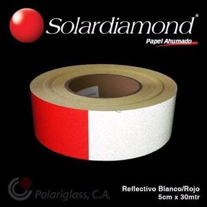 Cinta Refelectiva Roja/blanca Marca Solardiamond