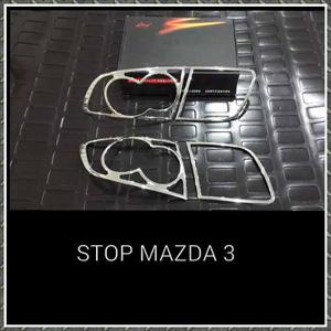 Cobertores Cromados De Stop Mazda 3 Del 