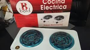 Cocina Electrica Dos Hornilla Bold