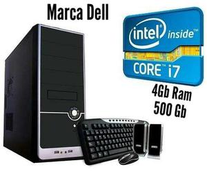 Core I7 Nuevo Marca Dell / 4gb Ram / 500 Disco Duro