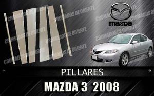 Pillar Cromado Mazda 3