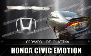 Platina Cromado Civic Emotion  Al 