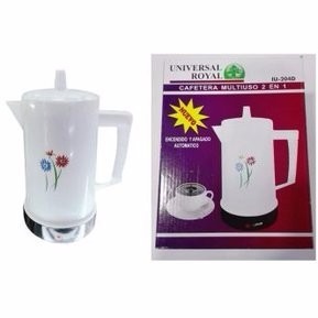 Tetera Cafetera 2 En 1 Universal Royal Iu-204d 1,5 L 600w