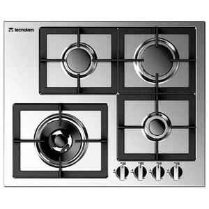 Tope Cocina Gas Largo Tecnolam 60 Cm Acero Inoxidable