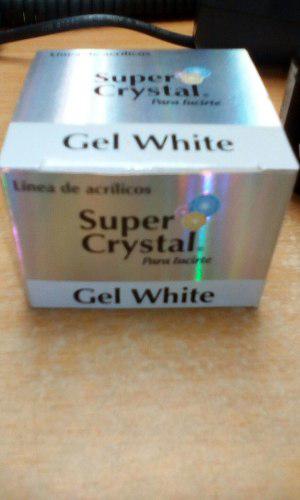 Acrilico Uñas Gel White Super Cristal Blanco