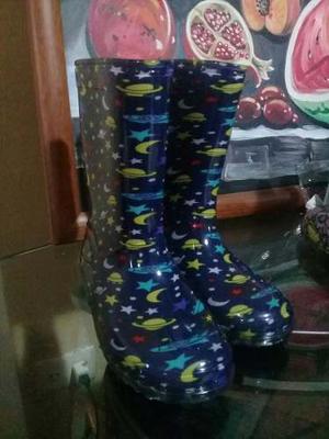 Botas Plastica Para Lluvia Para Niño Talla 31