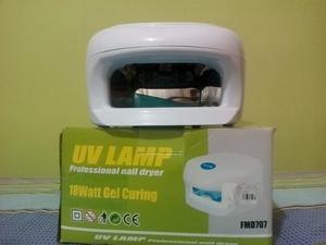 Lampara Ultravioleta Secador De Uñas De 18 Watt Profesional