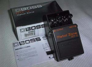 Pedal De Distorcion Boss Metal Zone Mt2