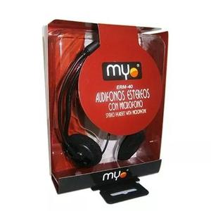 Audífonos Myo Plug (con Micrófono) - Ideal Para Skype