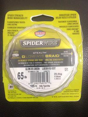 Nylon Multifilamento Spider Wire Glose-vis Braid 65lbs 114m