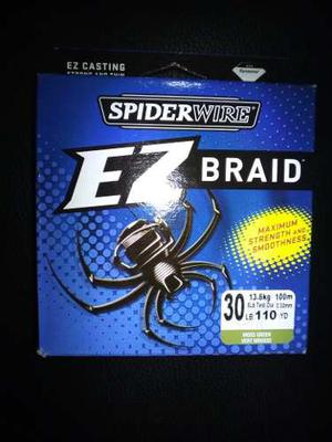 Nylon Spider Wire Multifilamento Ez Braid 30 Lb.