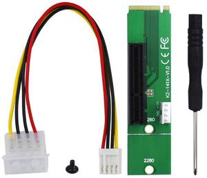 Adaptador Convertidor Ngff M2 M.2 A Pcie 4x 1x Riser Nuevo