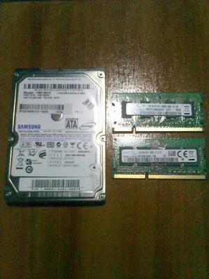 Combo Samsung Laptop (disco Duro 160gb- 2 Memory Ram 1 Gb)
