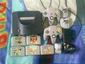 Consola De Nintendo 64 Completo