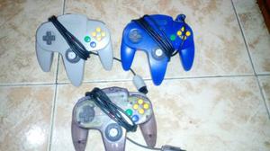 Controles Y Memorias Usadas Nintendo 64