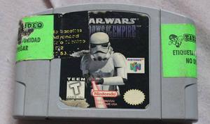 Juego De Nintendo 64. Star Wars Shadows Of The Empire
