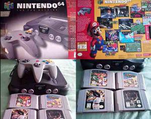 Nintendo 64 + 1 Control+ 5 Juegos+ Caja Original