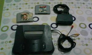 Nintendo 64 + 5 Controles + 2 Juegos (funciona 100%)