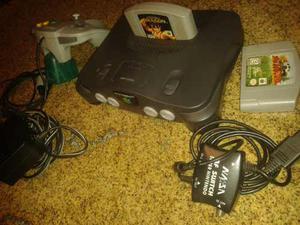 Nintendo 64 Como Nuevo Con 1 Control 2 Juegos Y Cables
