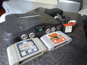 Nintendo 64 (consola Original Mas Accesorios Y Juegos).
