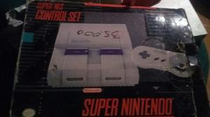 Super Nintendo En Su Caja Exelente