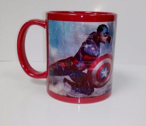 Taza Civil War, Super Héroes Capitán América Marvel Cine