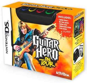 Control Y Juego Guitar Hero On Tour Para Nintendo Ds