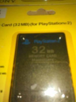 Momory Card De Playstation2 De 32mg Nueva
