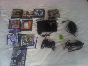 Play Station 2 Con 1 Control + 45 Juegos + 1 Memoria 8mb