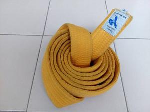 Cinturon Amarillo Sport Fuentes Artes Marciales N 3