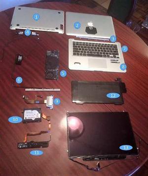 Repuestos Macbook Air A Teclado Y Disco Duro Samsung.