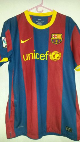 Camisa Fc Barcelona Nike Original Talla L Large Drifit Adult