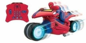 Espectacular Moto Spiderman A Control Mas De  Funciones